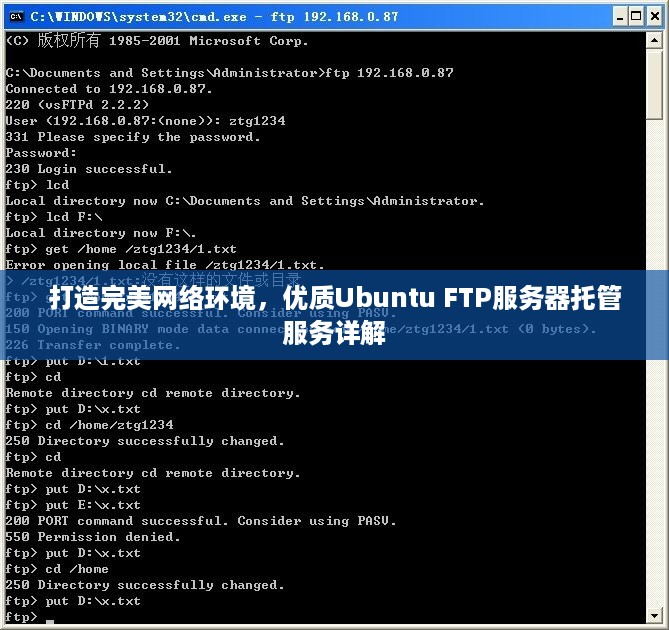 打造完美网络环境，优质Ubuntu FTP服务器托管服务详解