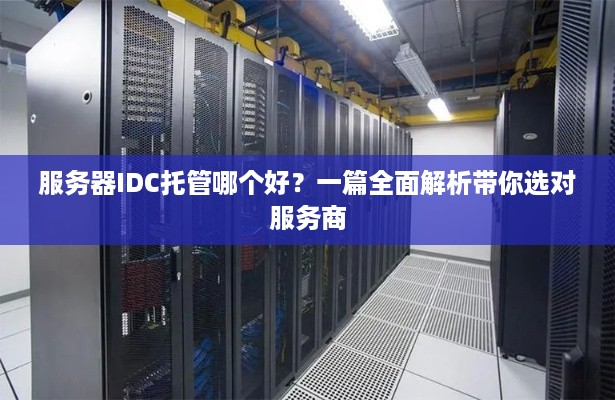 服务器IDC托管哪个好？一篇全面解析带你选对服务商