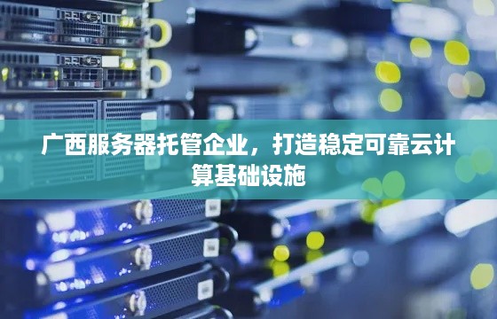 广西服务器托管企业，打造稳定可靠云计算基础设施