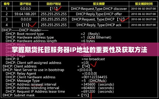 掌握期货托管服务器IP地址的重要性及获取方法