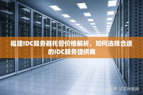 福建IDC服务器托管价格解析，如何选择合适的IDC服务提供商