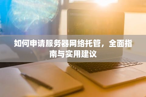 如何申请服务器网络托管，全面指南与实用建议