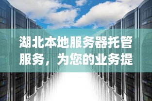 湖北本地服务器托管服务，为您的业务提供稳定、安全的基础设施