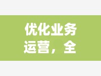 优化业务运营，全面解析企业服务器托管销售方案