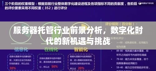 服务器托管行业前景分析，数字化时代的新机遇与挑战