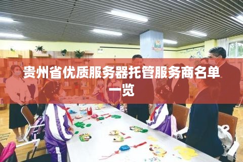 贵州省优质服务器托管服务商名单一览