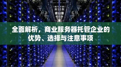 全面解析，商业服务器托管企业的优势、选择与注意事项