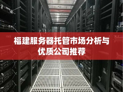 福建服务器托管市场分析与优质公司推荐