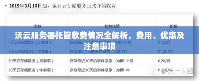 沃云服务器托管收费情况全解析，费用、优惠及注意事项