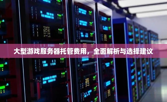 大型游戏服务器托管费用，全面解析与选择建议