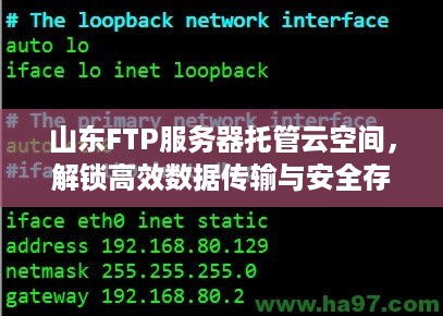 山东FTP服务器托管云空间，解锁高效数据传输与安全存储新途径