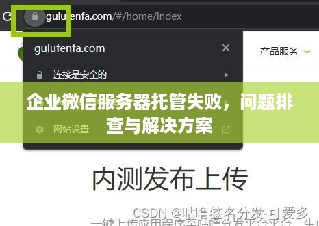 企业微信服务器托管失败，问题排查与解决方案
