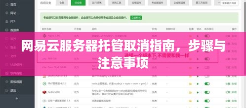 网易云服务器托管取消指南，步骤与注意事项