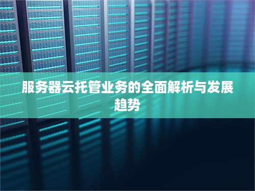 服务器云托管业务的全面解析与发展趋势