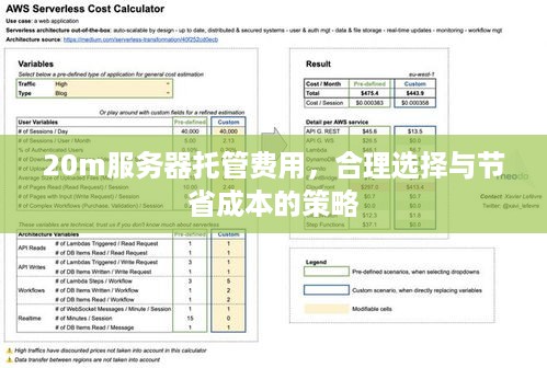 20m服务器托管费用，合理选择与节省成本的策略