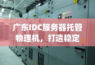 广东IDC服务器托管物理机，打造稳定可靠的网络环境