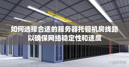 如何选择合适的服务器托管机房线路以确保网络稳定性和速度