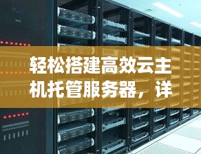 轻松搭建高效云主机托管服务器，详细设置方法与技巧