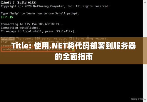 Title: 使用.NET将代码部署到服务器的全面指南
