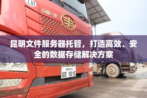 昆明文件服务器托管，打造高效、安全的数据存储解决方案