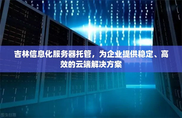 吉林信息化服务器托管，为企业提供稳定、高效的云端解决方案