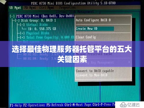 选择最佳物理服务器托管平台的五大关键因素