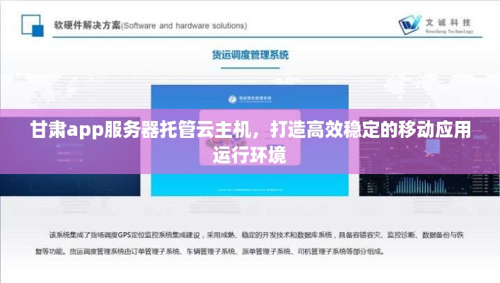 甘肃app服务器托管云主机，打造高效稳定的移动应用运行环境