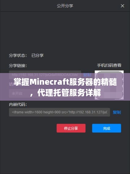 掌握Minecraft服务器的精髓，代理托管服务详解