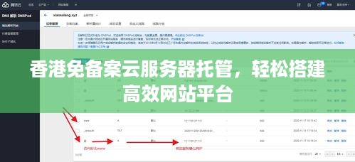 香港免备案云服务器托管，轻松搭建高效网站平台