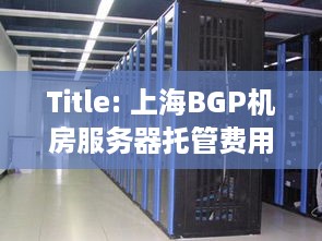 Title: 上海BGP机房服务器托管费用