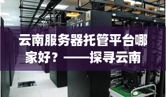 云南服务器托管平台哪家好？——探寻云南优质服务器托管服务商