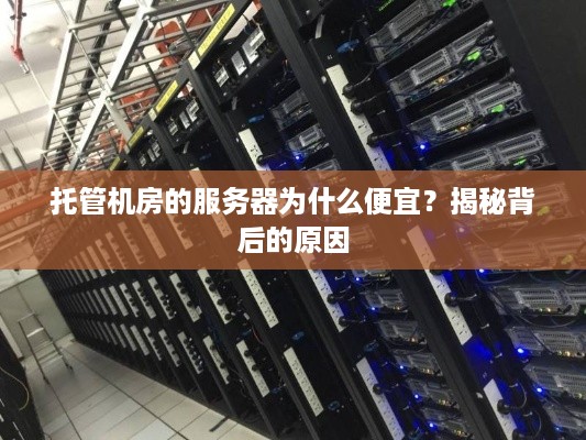 托管机房的服务器为什么便宜？揭秘背后的原因