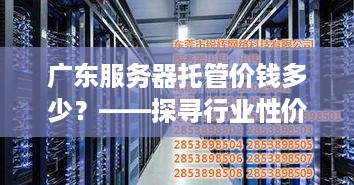 广东服务器托管价钱多少？——探寻行业性价比之选