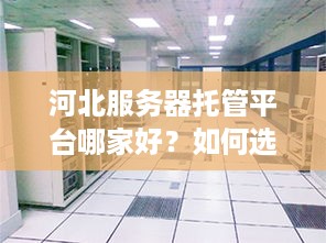 河北服务器托管平台哪家好？如何选择合适的服务器托管服务提供商