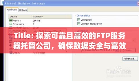 Title: 探索可靠且高效的FTP服务器托管公司，确保数据安全与高效传输