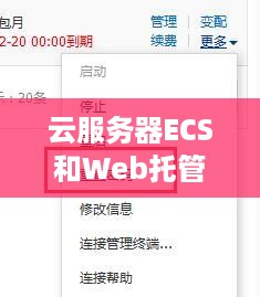 云服务器ECS和Web托管，选择与比较