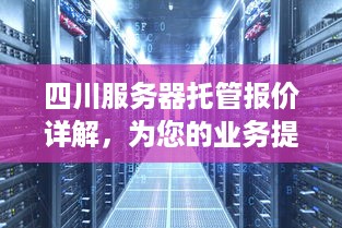 四川服务器托管报价详解，为您的业务提供稳定、高效的IT解决方案