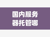 国内服务器托管哪家好？一篇全面解析告诉你答案