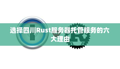 选择四川Rust服务器托管服务的六大理由