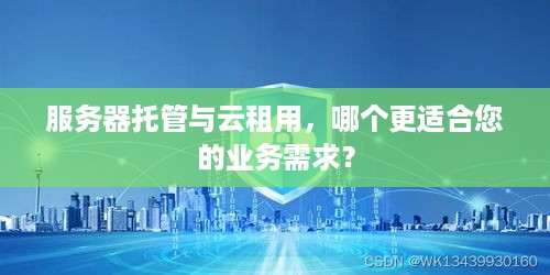 服务器托管与云租用，哪个更适合您的业务需求？