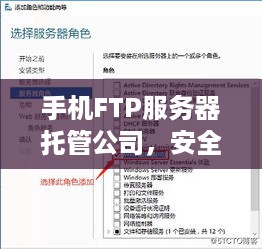 手机FTP服务器托管公司，安全、可靠、高效的文件传输解决方案