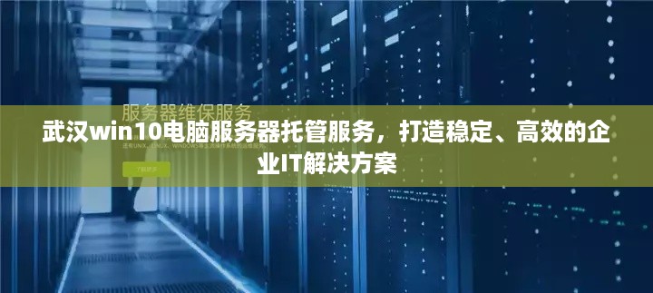 武汉win10电脑服务器托管服务，打造稳定、高效的企业IT解决方案