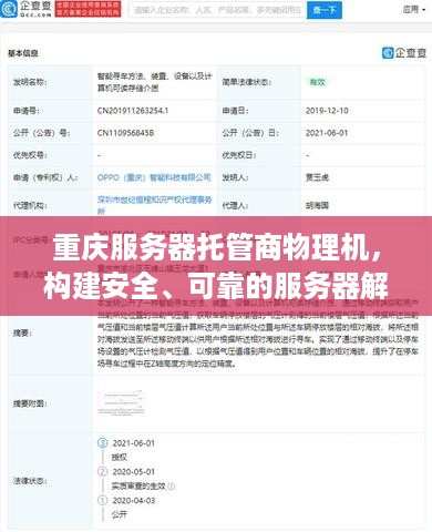 重庆服务器托管商物理机，构建安全、可靠的服务器解决方案