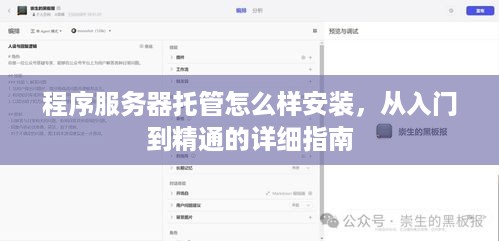 程序服务器托管怎么样安装，从入门到精通的详细指南