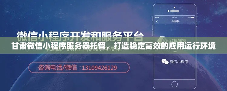 甘肃微信小程序服务器托管，打造稳定高效的应用运行环境