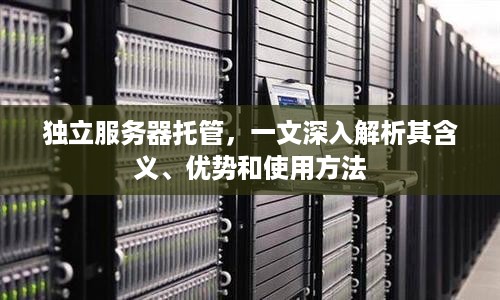 独立服务器托管，一文深入解析其含义、优势和使用方法