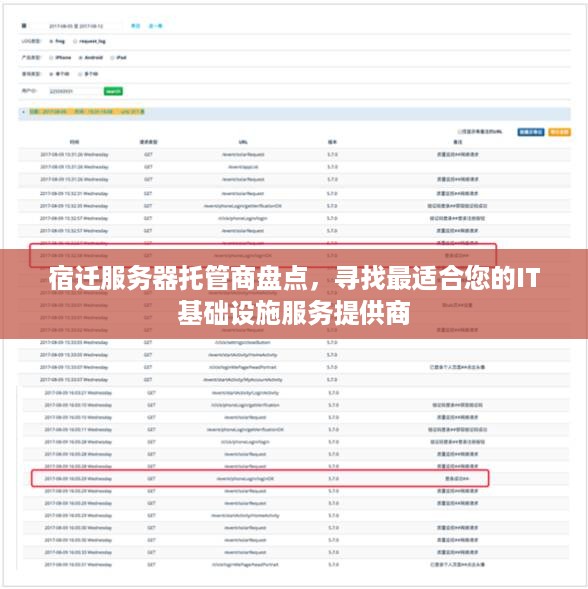 宿迁服务器托管商盘点，寻找最适合您的IT基础设施服务提供商