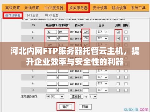 河北内网FTP服务器托管云主机，提升企业效率与安全性的利器