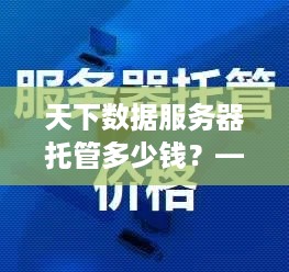 天下数据服务器托管多少钱？——揭开价格之谜