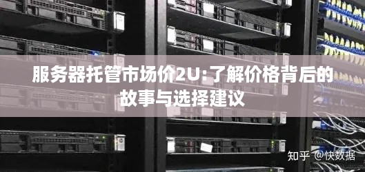 服务器托管市场价2U:了解价格背后的故事与选择建议